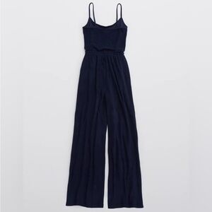 OFFLINE by Aerie Navy Terry Jumpsuit - M